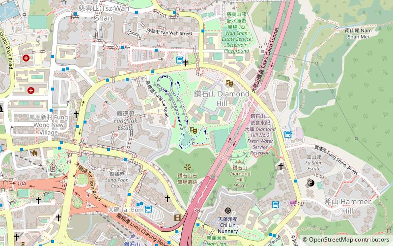 Po Kong Village Road Park location map