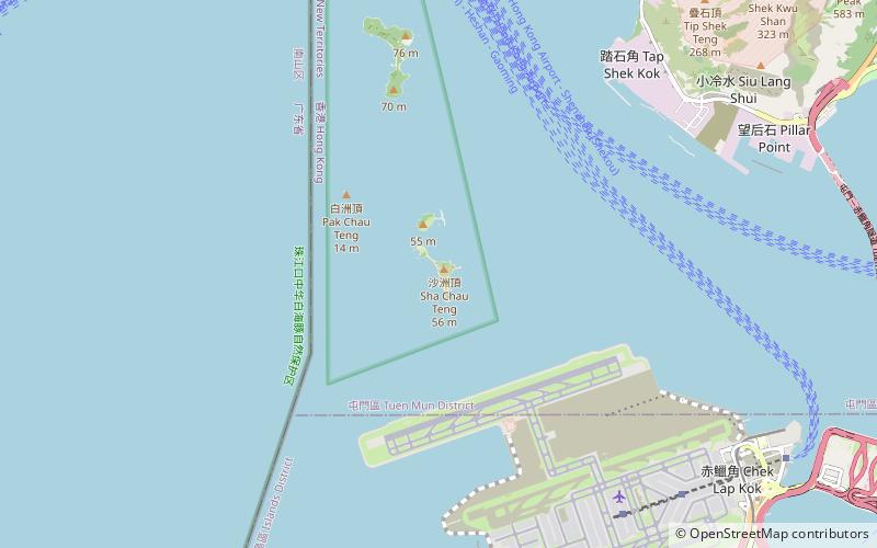 Sha Chau location map