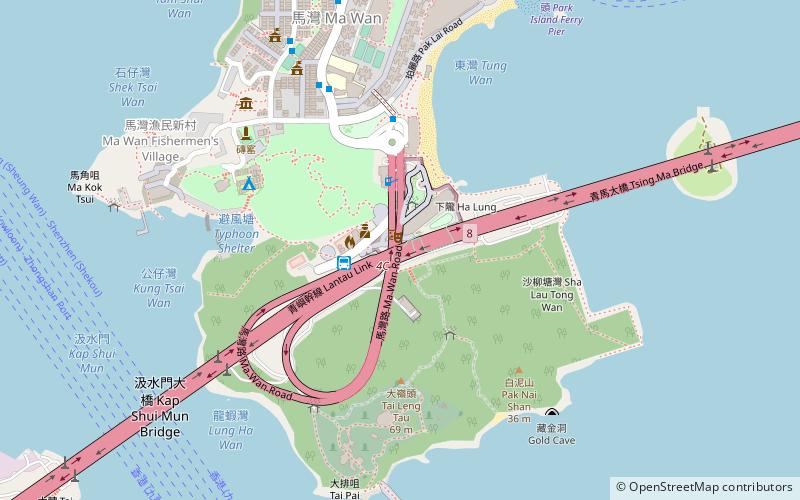 Ma Wan Viaduct location map