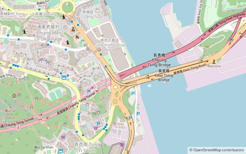 Duplicate Tsing Yi South Bridge location map