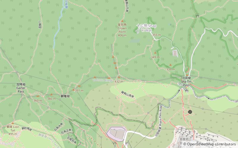 Unicorn Ridge location map