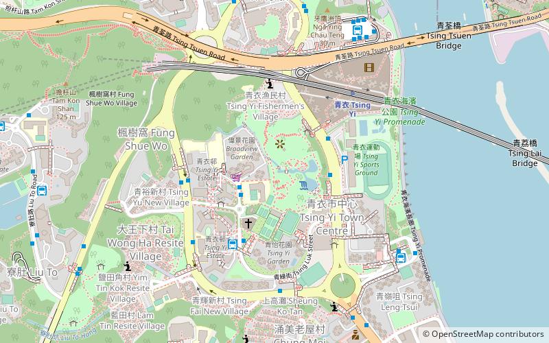 Tsing Yi Park location map