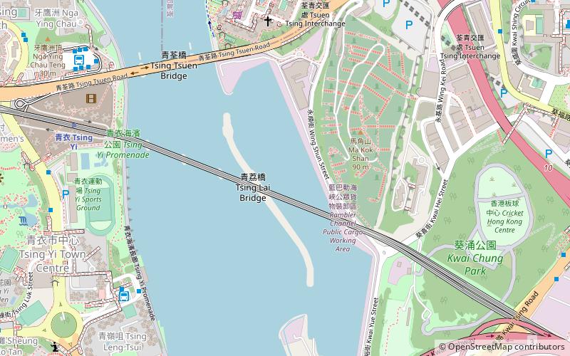 Rambler Channel Bridge location map