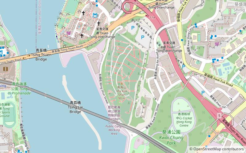 Tsuen Wan Chinese Permanent Cemetery location map