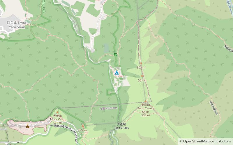 Gilwell Campsite location map