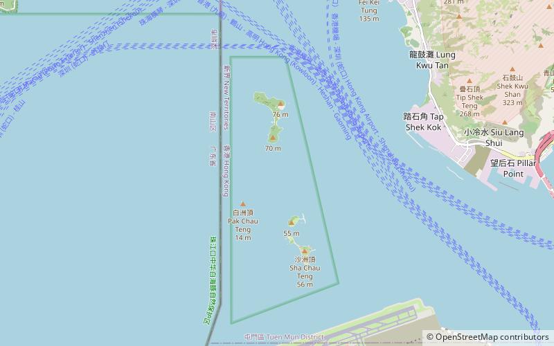 Sha Chau and Lung Kwu Chau Marine Park location map