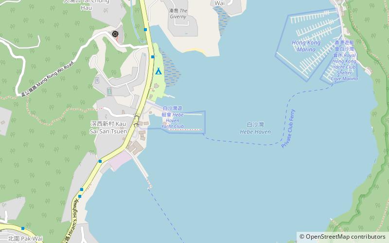 Hebe Haven Yacht Club location map