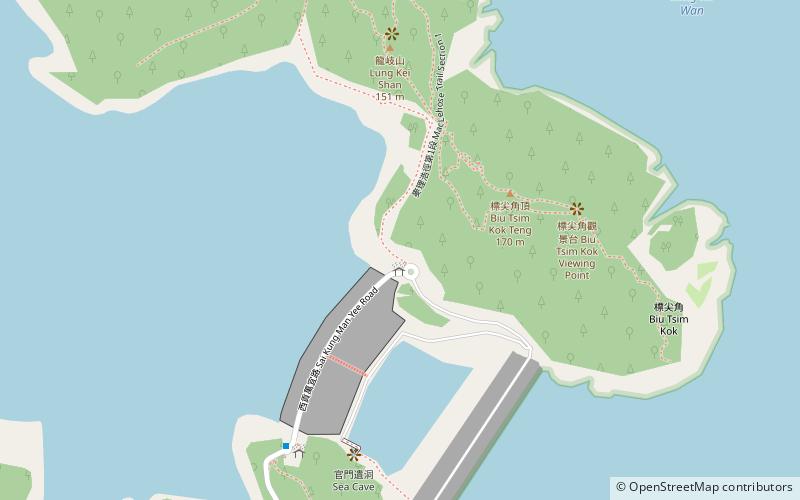 Géoparc mondial Unesco de Hong Kong location map