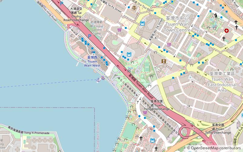 Tsuen Wan Park location map