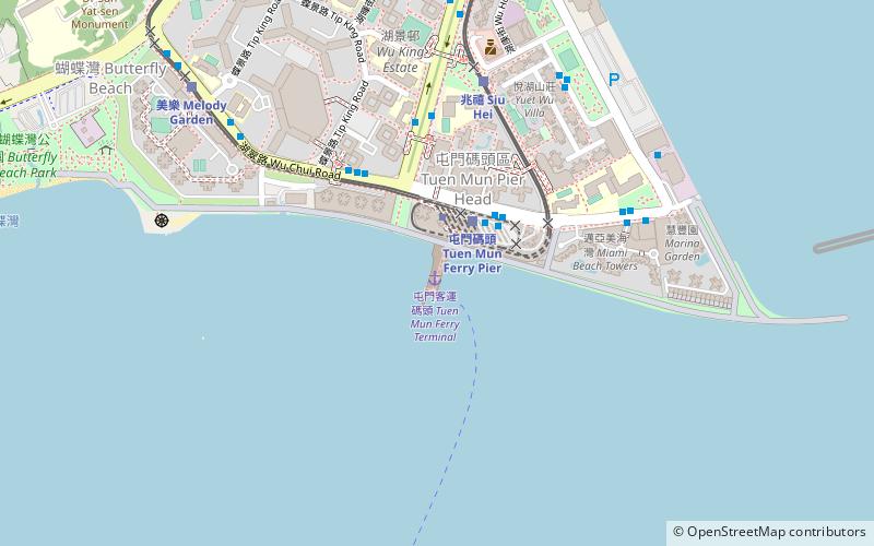 Marina Garden Ferry Pier location map