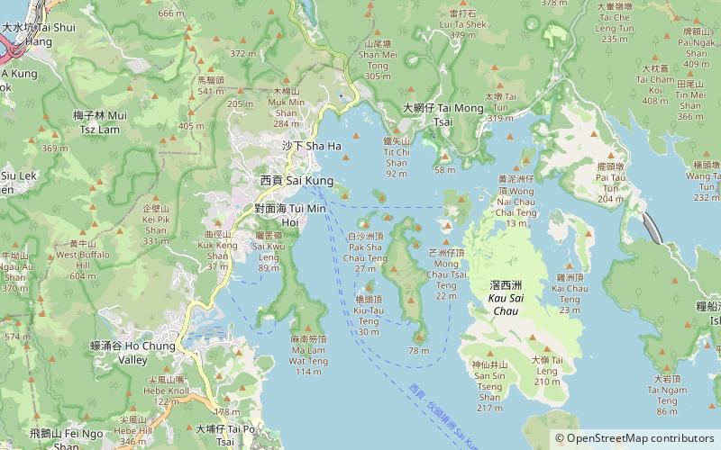Pak Sha Chau location map