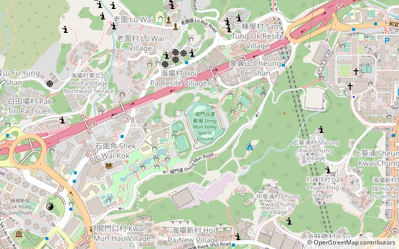 Shing Mun Valley Sports Ground location map