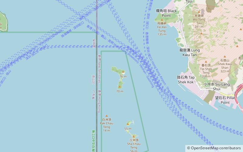 Lung Kwu Chau location map