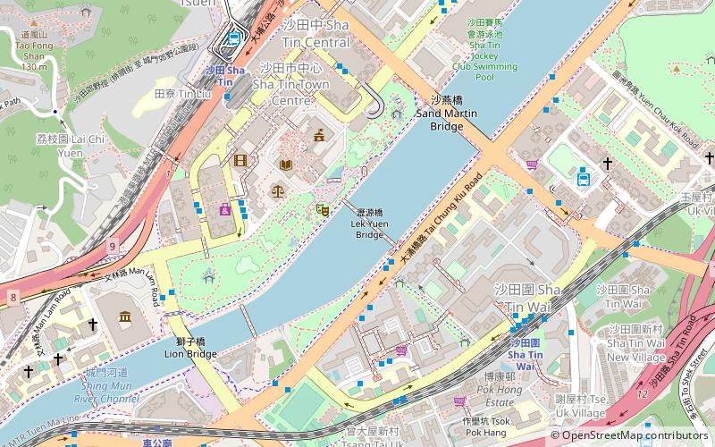 Lek Yuen Bridge location map