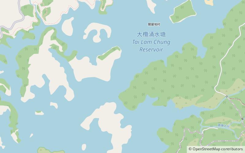 Tai Lam Chung Reservoir location map