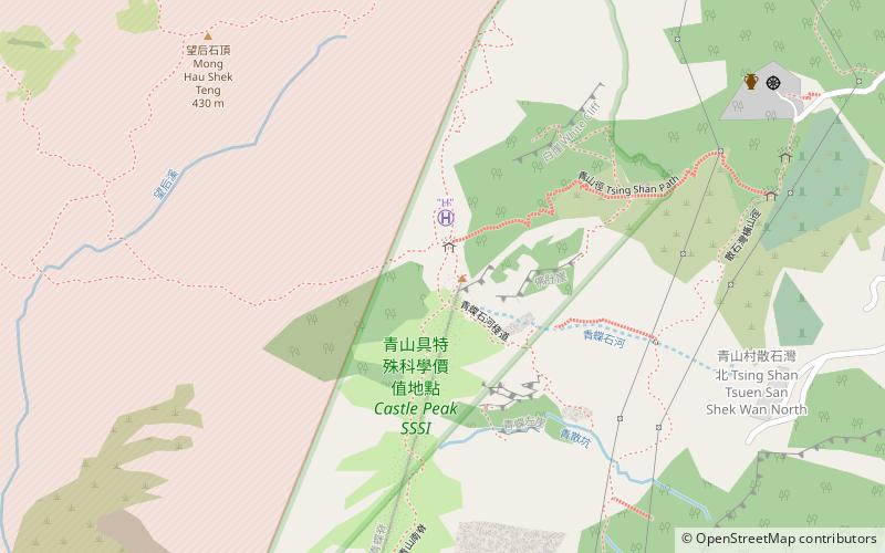 Tsing Shan Monastery location map