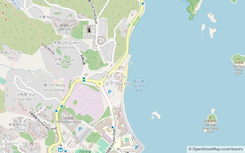 sha ha hong kong location map