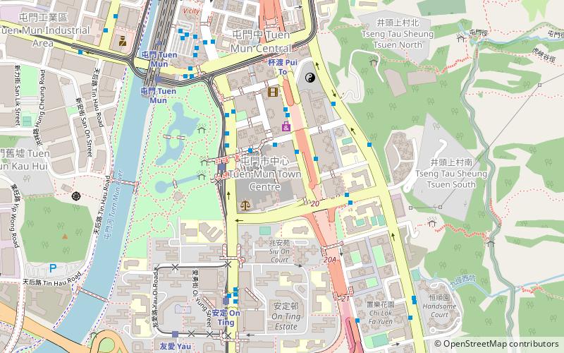 Tuen Mun Public Library location map