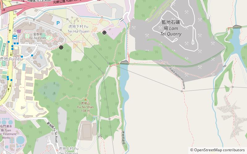 Lam Tei Reservoir location map