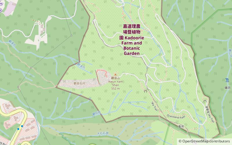 Kwun Yam Shan location map
