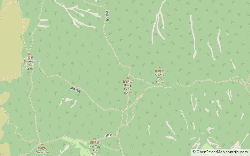 Sharp Peak location map