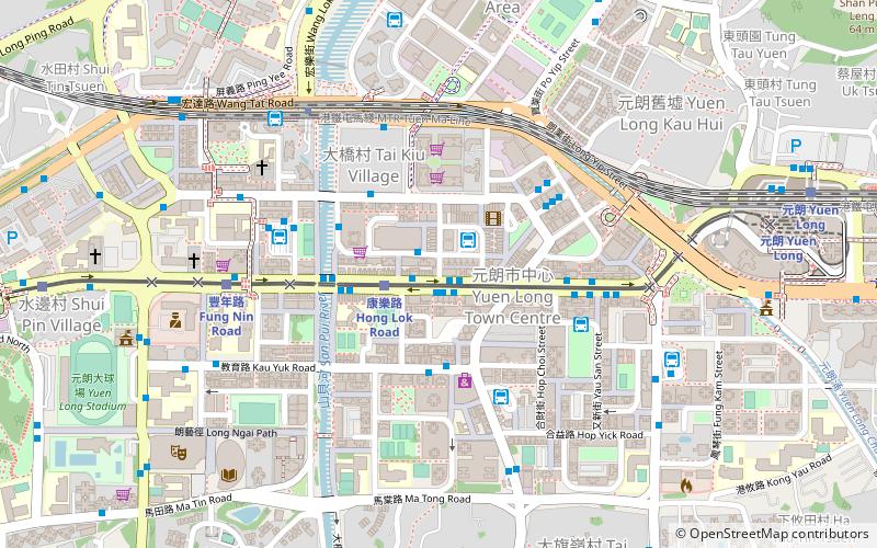 yuen long landmark hong kong location map