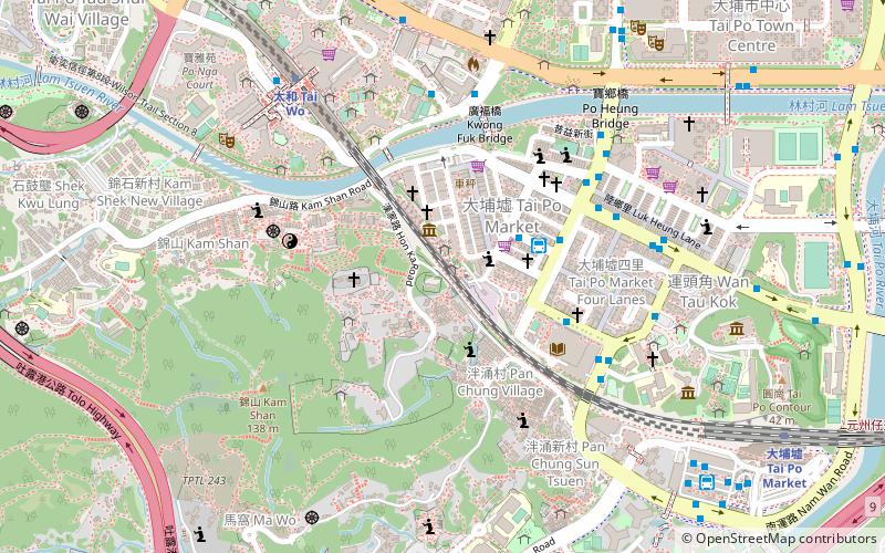 Hong Kong Trams Station location map