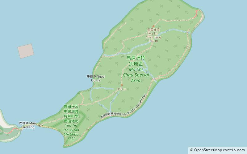 Ma Shi Chau Special Area location map