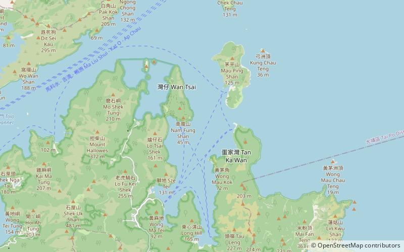 long harbour hong kong location map
