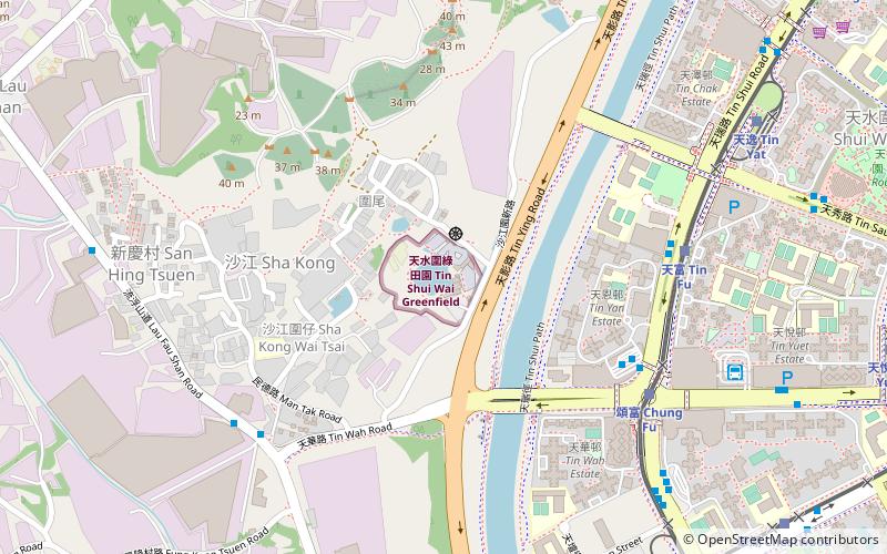 tian shui wei lu tian yuan shao kao le yuan hong kong location map