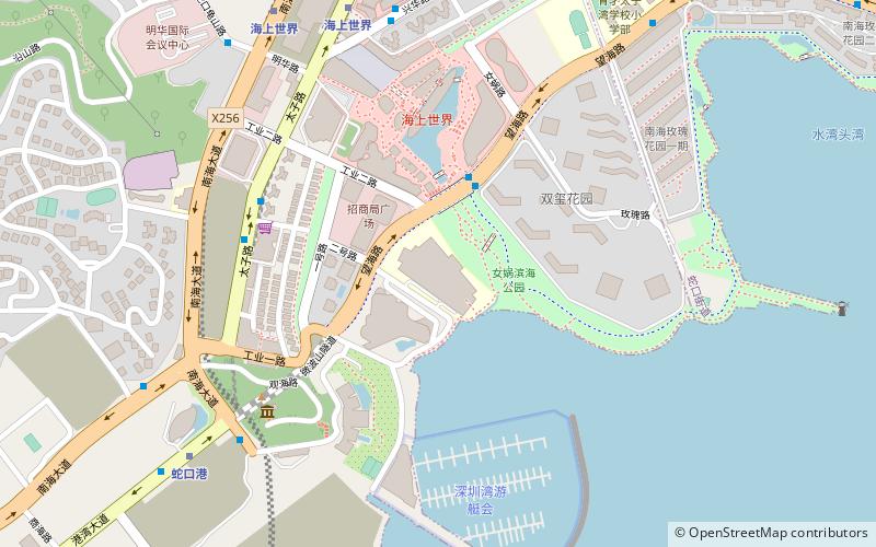 sea world culture and arts center shenzhen location map