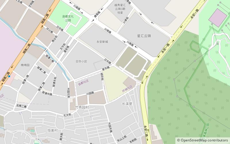 Nanqu Subdistrict location map