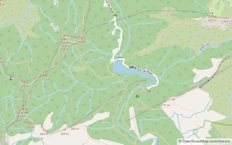Hok Tau Reservoir location map