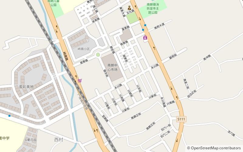 Nanlang location map