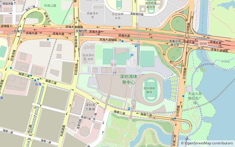 Shenzhen Bay Sports Center location map