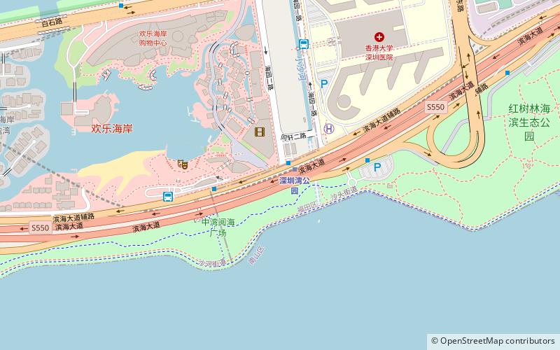 Shenzhen Bay Park location map