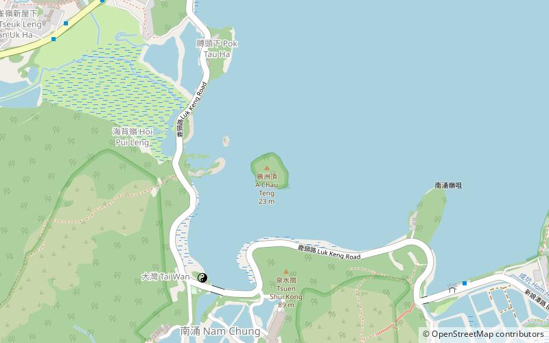 A Chau location map