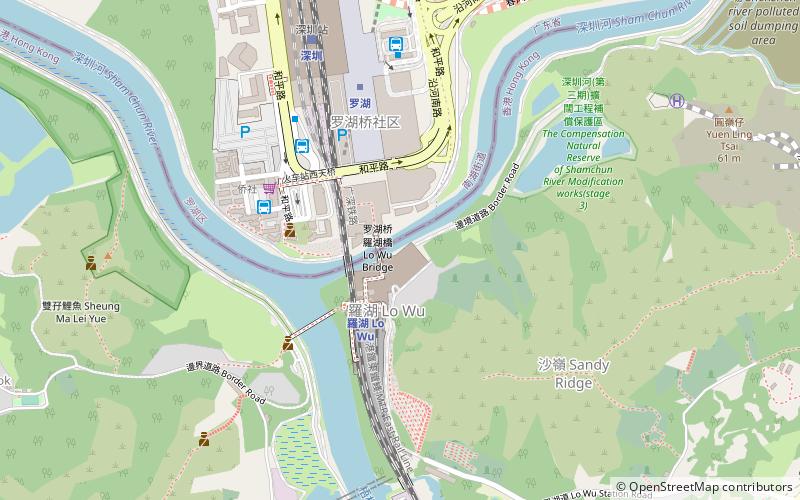 Lo Wu Bridge location map