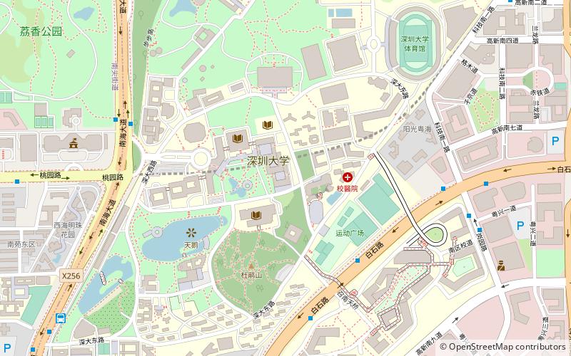 Université de Shenzhen location map