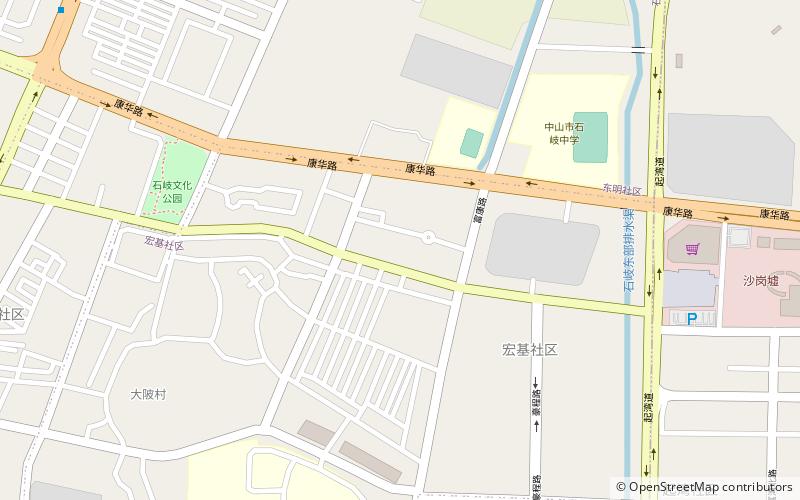 Shiqi Subdistrict location map