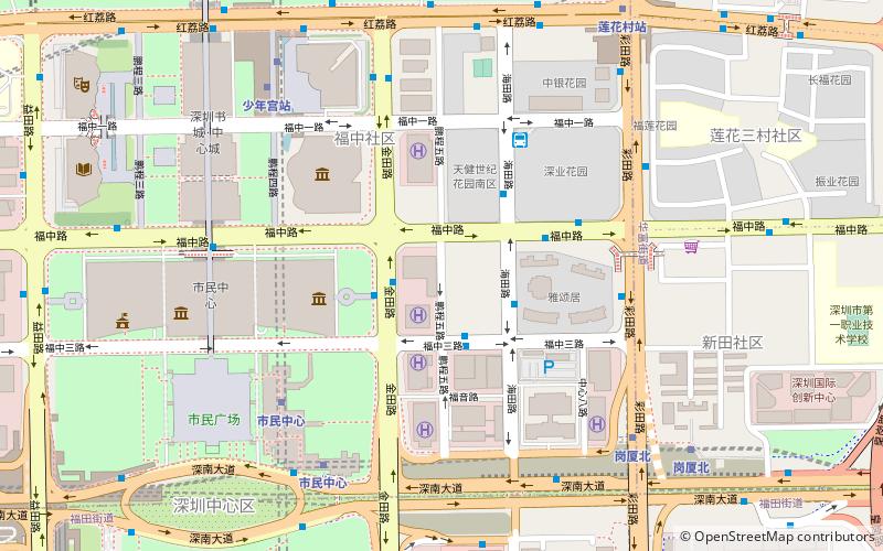 Shenzhen Library location map