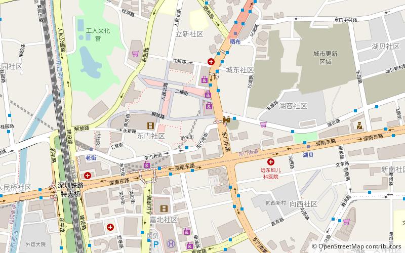 Dongmen location map