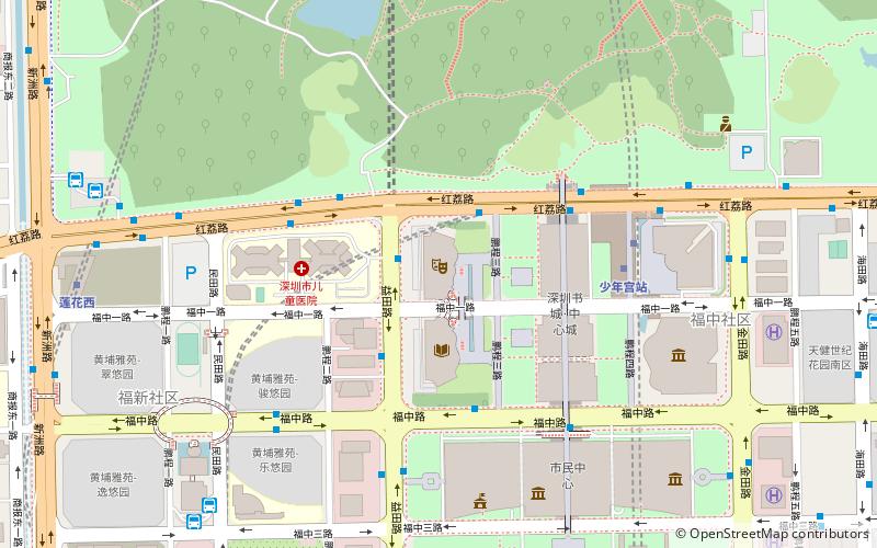 Shenzhen Cultural Center location map