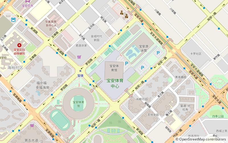 Bao'an Stadium location map