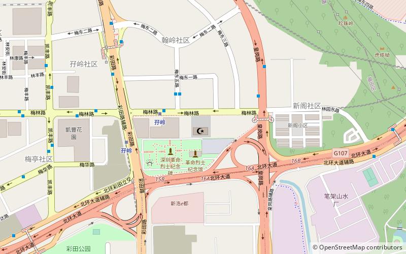 Mosquée de Shenzhen location map