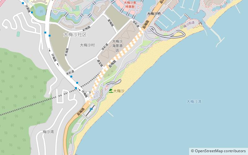 Dameisha Seaside Park location map