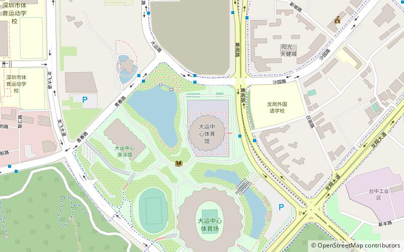 Shenzhen Dayun Arena location map