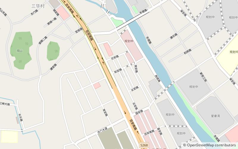 Jun'an location map