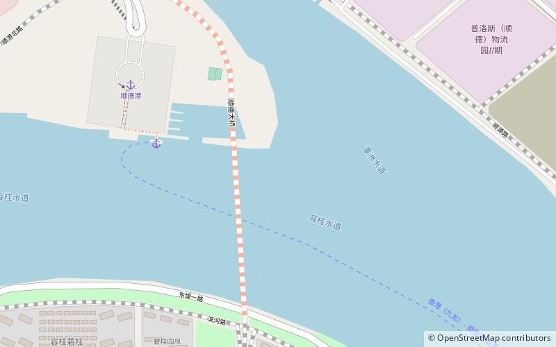 Shunde Port location map