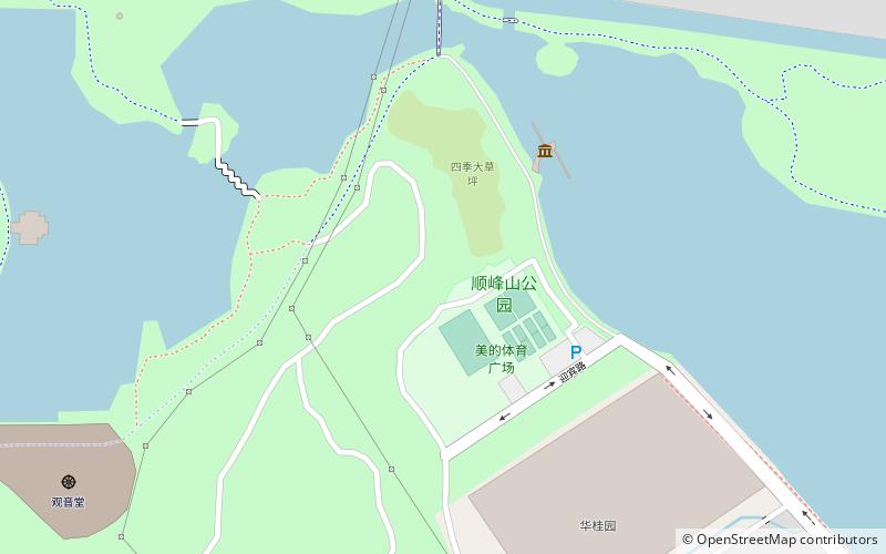 Shunfengshan Park location map